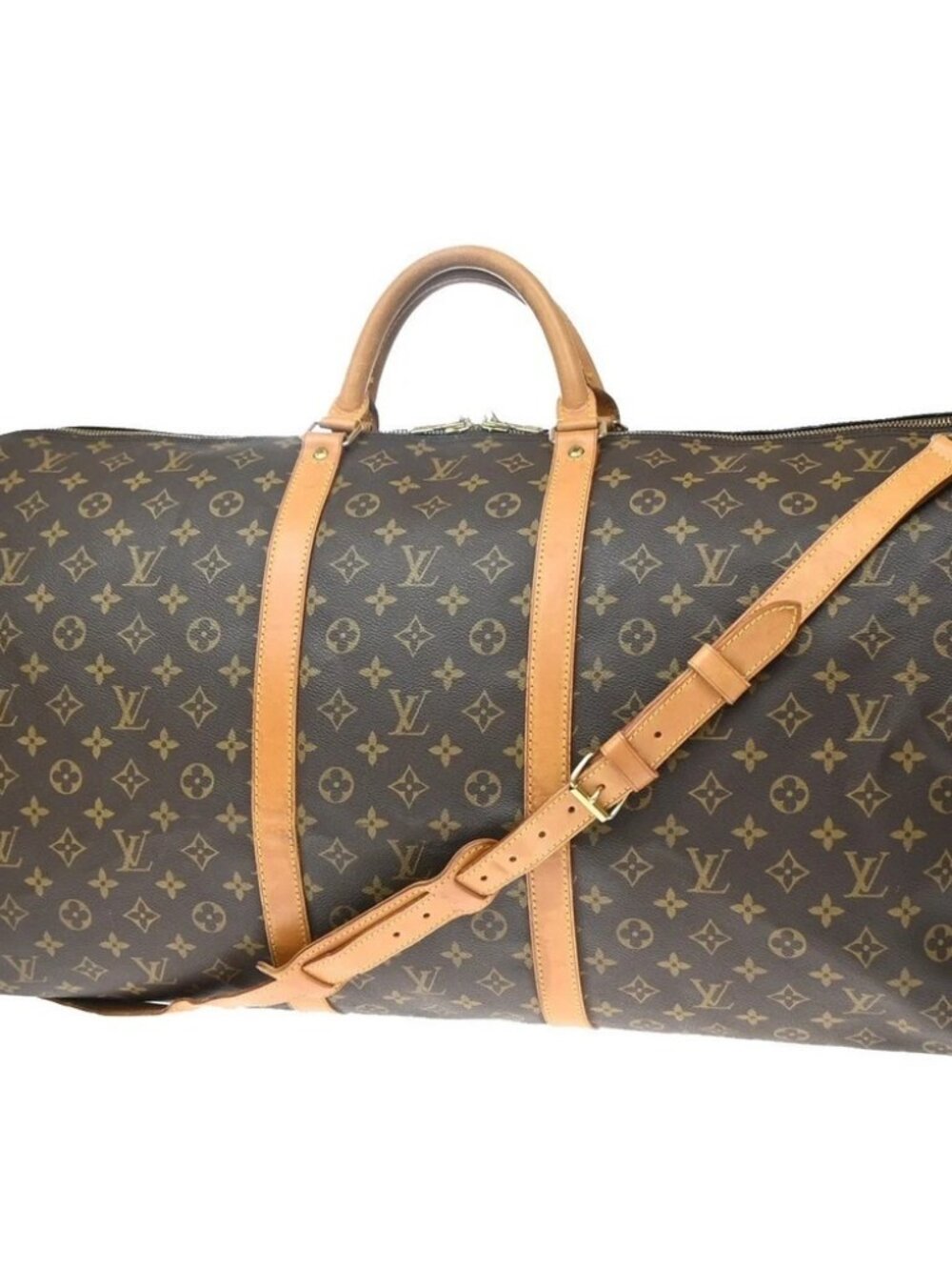 LOUIS VUITTON Keepall Bandouliere 60 2Way Hand Bag Monogram Brown